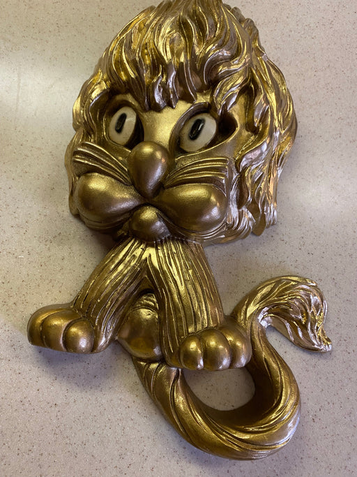 Vintage 2pc Mid Century Lion Theme Wall Decor By Universal-EZ Jewelry and Decor