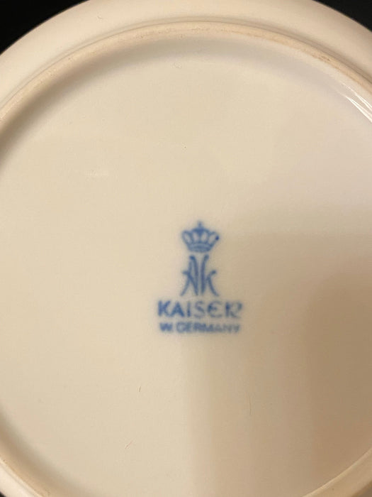 Kaiser W Germany Porcelain  Beautiful Vintage Porcelain Decorative Plate, 4”-EZ Jewelry and Decor