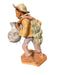 Folk Art Figurine, Farmer & Jug, Ceramic, Handcrafted. 7.5” tall-EZ Jewelry and Decor