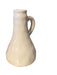 White Ceramic Vase/ Olive Oil Bottle/ Milk Bottle/Creamer. 5.75”T-EZ Jewelry and Decor