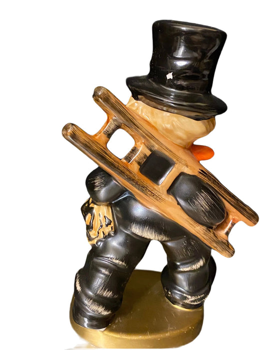 Rare Goebel "Chimney Sweep" Limited Edition 145 Of 500, Gold, 4 ¾” Tall. -EZ Jewelry and Decor