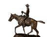 Charles Marion Russell Will Rogers, Bronze With PatinaSigned And Monogrammed On Base: Cm Russell-EZ Jewelry and Decor