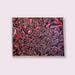 Abstract Framed Original Oil Painting by B. Jay. Red and Black. 40” x 30”-EZ Jewelry and Decor