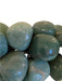 Vintage Handcrafted Green Agate stone Grapes With Silverish Leaf, 6” x 2.75”-EZ Jewelry and Decor