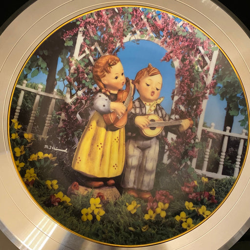 Vintage The Danbury Mint-  M I Hummel Plate- “Little Companions” Collection. Little Musicians-EZ Jewelry and Decor